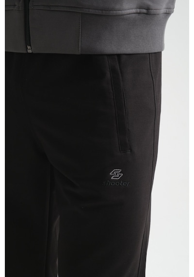 Shooter Sportswear Shooter Premium Dik Yaka Rahat Form Klasik Paça Erkek Eşofman Takımı Füme Shooter Sportswear Shooter Premium Dik Yaka Rahat Form Klasik Paça Erkek Eşofman Takımı Füme