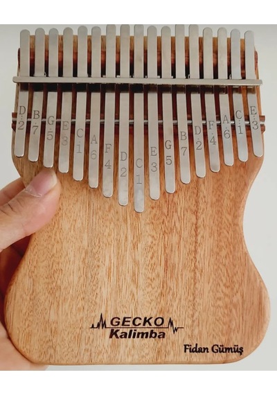 Gecko Kalimba K17cap İsme Özel Lazer Baskılı