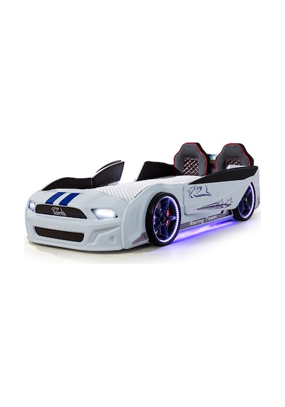 Bazalı Arabalı Yatak Kapıları Açılan Mustang Full Ledli Kumandalı Ve Müzikli Bazalı Arabalı Yatak Kapıları Açılan Mustang Full Ledli Kumandalı Ve Müzikli