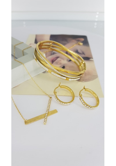 Sones Çelik Takı Setleri Sns50081053 Gümüş - Rose Gold