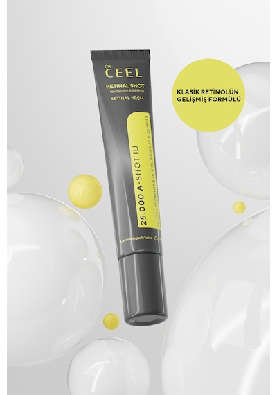 The Ceel Retinal Shot %0,1 Sıkılaştırıcı & Güçlendirici Krem Retinal,7x Hyaluronic Acid, Q10 15 ml