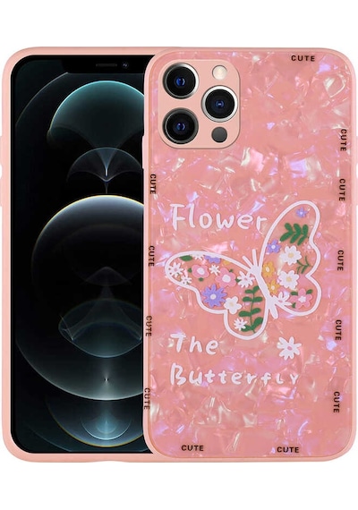 Apple Uyumlu iPhone 12 Pro Desenli Sert Silikon Zore Mumila Kapak