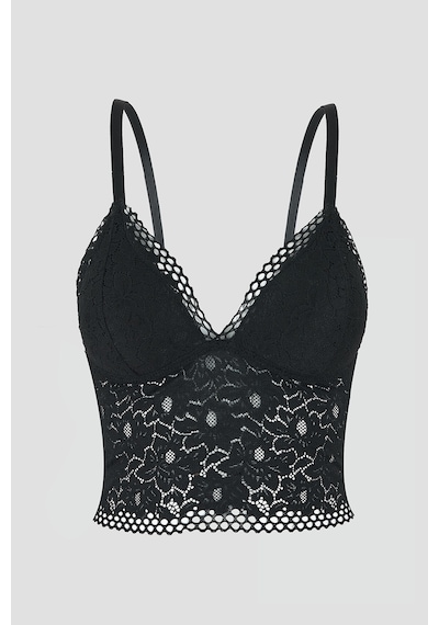 Loya Kadın Siyah Noir Bralet Siyah