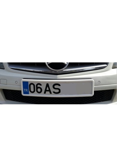 Lüx Plakalık 2Adet Beyaz Plakalik 315977125
