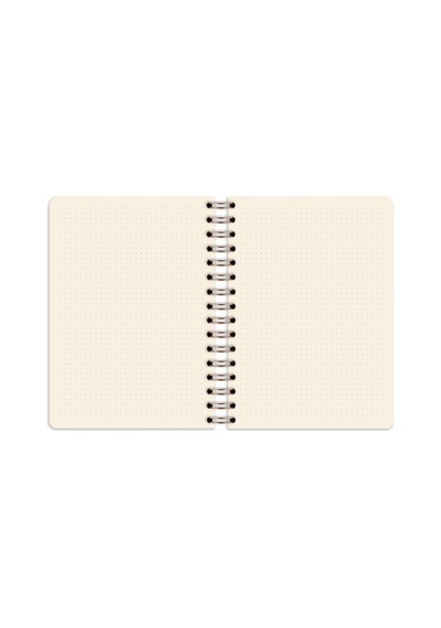 Bullet Journal Edition A5 15x21 Cm Spiralli Noktalı Tarihsiz Not Defteri Güneş