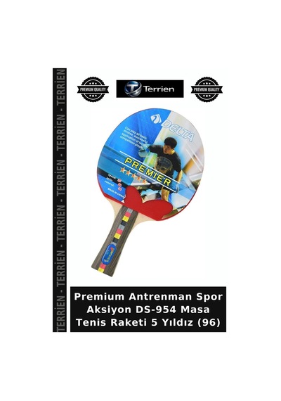Premium Antrenman Spor Aksiyon Ds-954 Masa Tenis Raketi 5 Yıldız 96