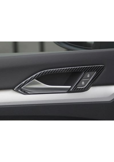 Vw Golf 8 Mk8 İç Kapı Kolu Havuz Kaplama Seti Karbon Desen 4 Adet 2 Arka 2 Ön