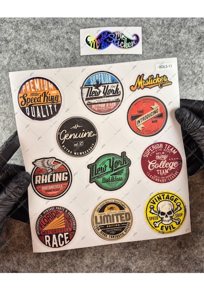 Bdls11 Küçük Boy 10lu Sticker Seti