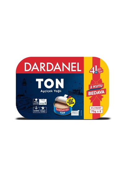4 Adet Dardanel Konserve Ton Balığı 6x75 G