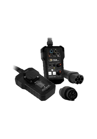 Pce-evse 310+ Evse Adaptörü Şarj İstasyonları İçin Tip 1 Ve Tip 2 Test Adaptörü