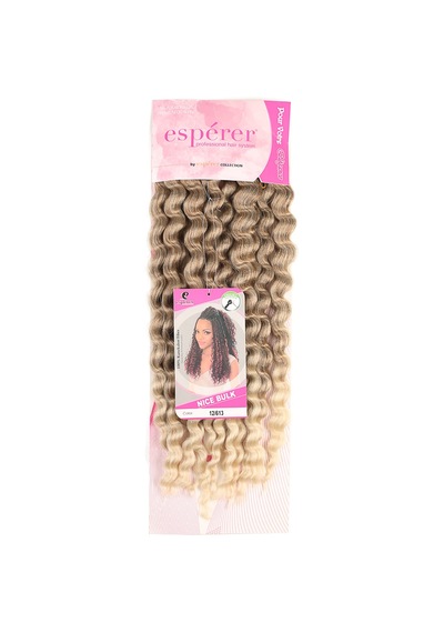 Nice Bulk Afro Su Dalgası / Küllü Kumral / Platin Ombreli - Mydr-463230 Çok Renkli