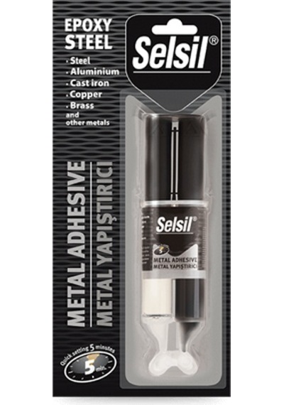 Selsil Epoxy Steel Metal Yapıştırıcı 28 G
