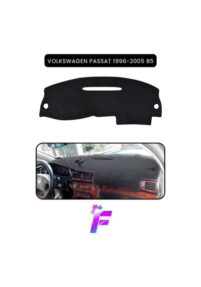 Volkswagen Passat B5 1996-2005 Torpido Örtüsü Güneşten Korur Kolay Montaj Tam Uyum C30 Siyah