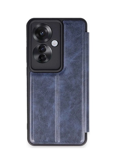 Uryport Oppo Reno 11f Kılıf Flip Cover - Lacivert