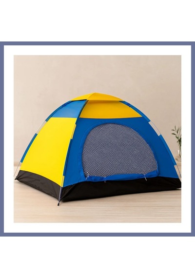 Bezos 4-5 Kişilik Toz Geçirmez Kamp Çadırı 200x200x135 Cm Dlra Çok Renkli