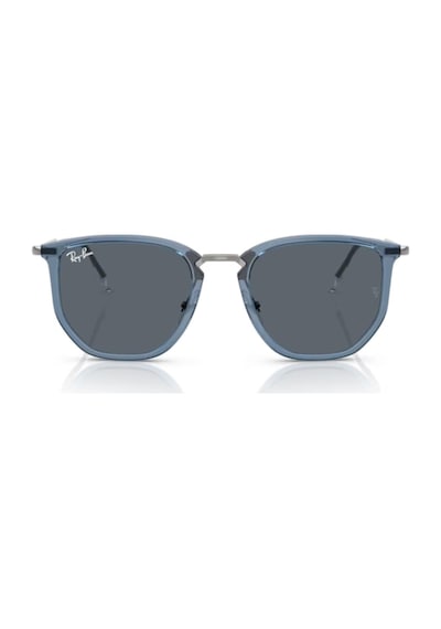 Ray-Ban Rb 4451 6803r5 53 Unisex Geometrik Şeffaf Mavi Kombine Güneş Gözlüğü Mavi