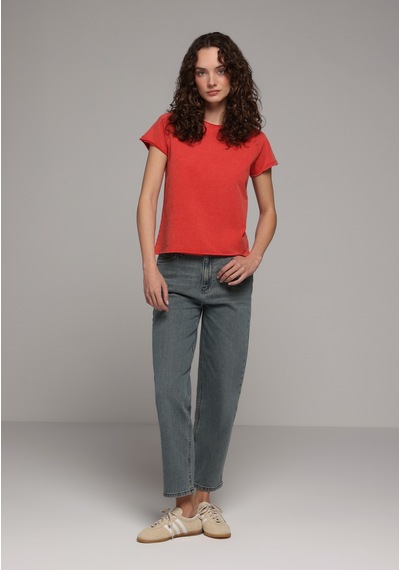 Colin's Colins Regular Fit Yuvarlak Yaka Düz Kadın Kirmizi Kısa Kol Tişört Cl1081966 Q1.v1 Red Kırmızı Colin's Colins Regular Fit Yuvarlak Yaka Düz Kadın Kirmizi Kısa Kol Tişört Cl1081966 Q1.v1 Red Kırmızı