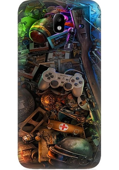 Samsung Galaxy J3 Pro Uyumlu Oyuncu Gamer Desenli Silikon Kılıf