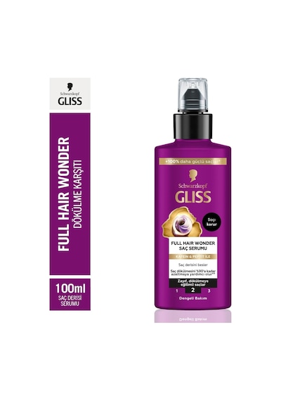 Ayrex Gliss Full Hair Wonder Saç Dökülme Karşıtı Saç Serumu 100 Ml