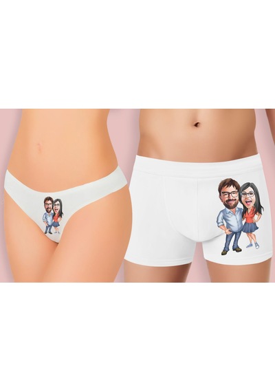 BK Gift Kişiye Özel Karikatürlü Eğlenceli Brezilya Stili Krem Kül