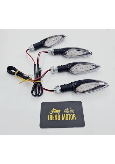 Sinyal Takım 4lü Set Led Sarı Işık - Motosiklet Cg Unıversal