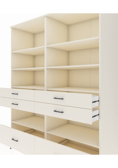 Kronos Gardrop 8 Raflı 6 Çekmeceli 176x59x221 Aytaşı-aytaşı Aytaşı