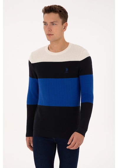 U.S. Polo Assn. Erkek Regular Fit Bisiklet Yaka Lacivert Sweatshirt 50307828-VR033