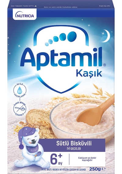 Aptamil Sütlü Bisküvili Kaşık Maması 250 G