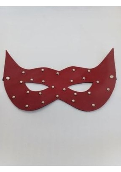 Fantezi Deri Kırmızı Renk Maske