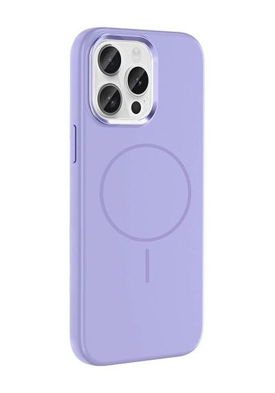 Apple Uyumlu iPhone 15 Pro Max Kılıf M-safe Şarj Özellikli Metal Kamera Çerçeveli Zore Edi Silikon Kapak