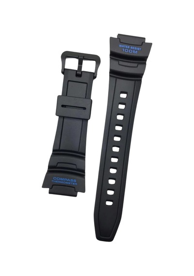 Casio Sgw-500-2b Siyah Orijinal Silikon Saat Kordonu Çok Renkli