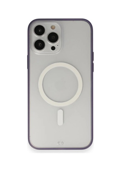 Apple İphone 14 Pro Kılıf Grand Magneticsafe Kapak - Mor
