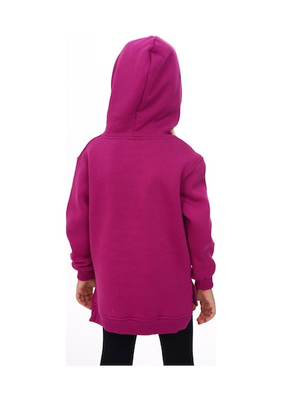 Toontoy Kız Çocuk Oversize Kapüşonlu Cepli Nakış Baskılı Yırtmaçlı Sweatshirt - 3 İplik Şardonlu Mürdüm Toontoy Kız Çocuk Oversize Kapüşonlu Cepli Nakış Baskılı Yırtmaçlı Sweatshirt - 3 İplik Şardonlu Mürdüm