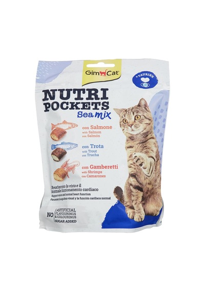Gimcat Nutripockets Kedi Ödülü Sea Mix 150 Gr