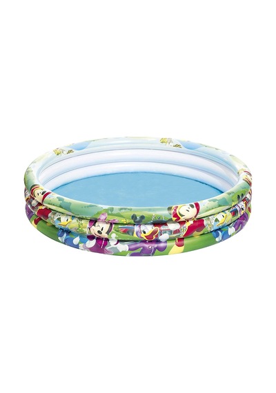 Bestway 91007. 3 Boğum Mickey Mouse Temalı Şişme Çocuk Havuzu Çok Renkli