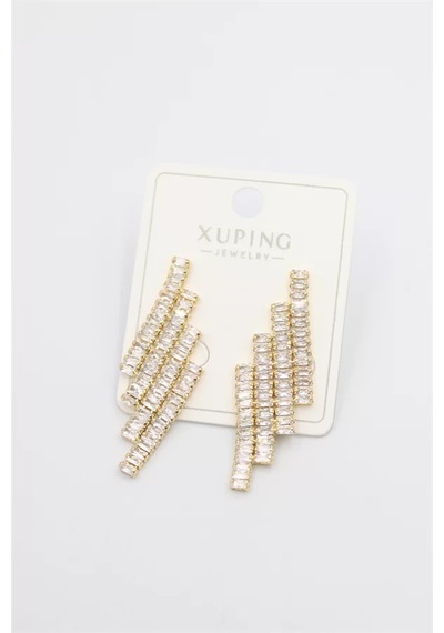 Baget Taşlı Küpe - Altın Diğer 07957366