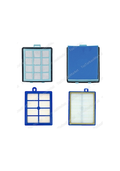 Philips Uyumlu Fc8761/01 Powerpro Hepa Filtre Seti (434055600)