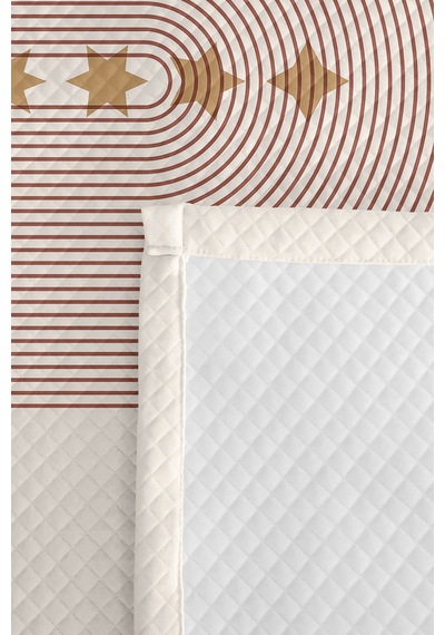 Geometrik Kiremit Genç Odası Tek Kişilik Pike Takımı - Bej Çizgili 160x220 Cm Kapitone Yatak Örtüsü Narin Ayışığı Mırıltısı Geometrik Kiremit Genç Odası Tek Kişilik Pike Takımı - Bej Çizgili 160x220 Cm Kapitone Yatak Örtüsü Narin Ayışığı Mırıltısı