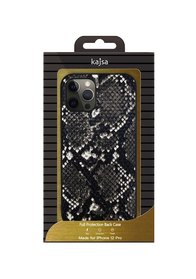 Kajsa Apple Uyumlu iPhone 12 Pro Max Kılıf Kajsa Glamorous Serisi Snake Pattern Kapak ZORE-218949