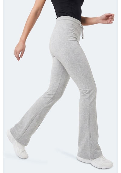 Slazenger Malena Kadın Bol Paça Gri Eşofman Altı