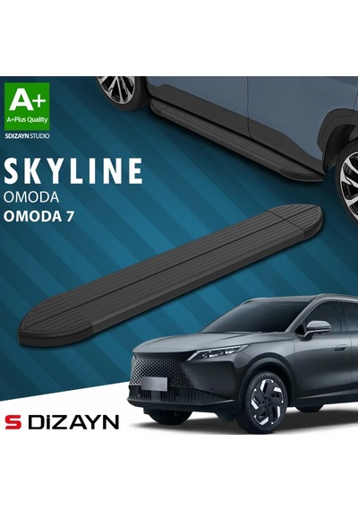 S-dizayn Omoda Omoda7 Skyline Siyah Yan Basamak 183 Cm 2025 Üzeri A+ Kalite