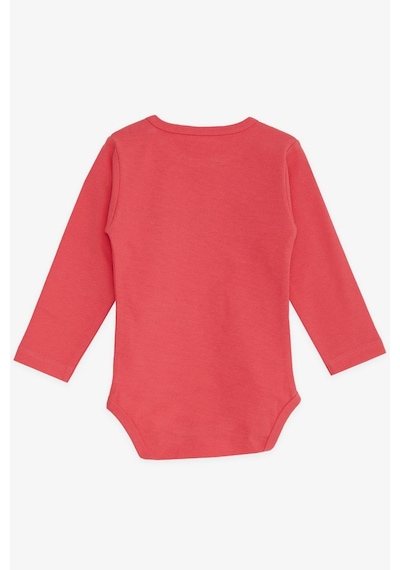 Breeze Kız Bebek Çıtçıtlı Body Yazı Baskılı 9 Ay-3 Yaş, Mercan-mercan Mercan