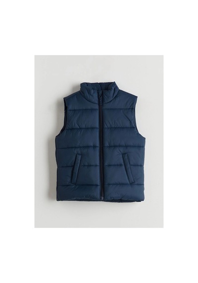 Lc Waikiki Lcw Kids Dik Yaka Erkek Çocuk Yelek Navy