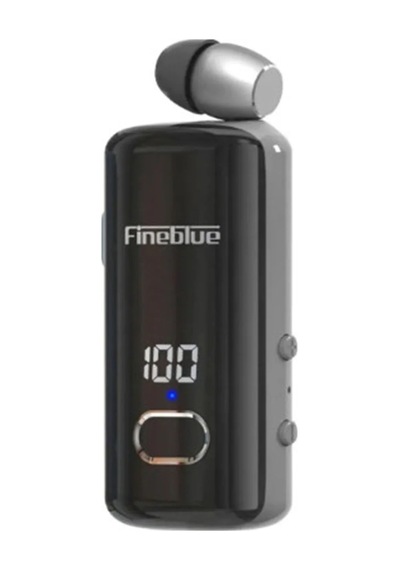 Ers Fineblue F580 Dijital Göstergeli Makaralı Titreşimli Bluetooth Kulaklık Siyah