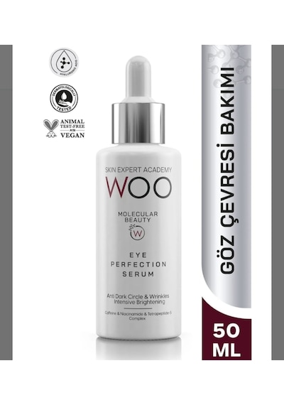 Woo Skin Expert Academy Göz Altı Torba, Halka Ve Morluk Karşıtı Serum 50 Ml