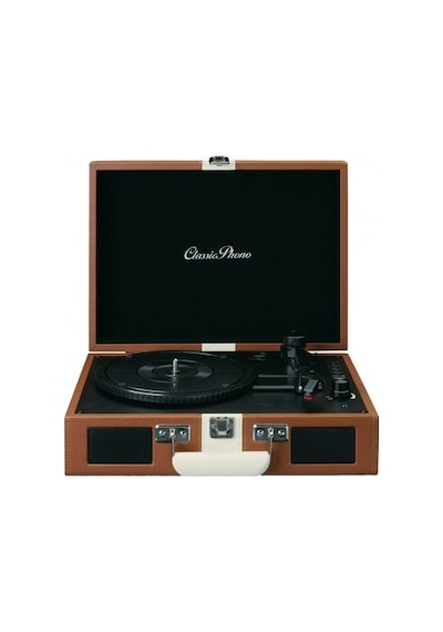 Şarjlı Bluetoothlu Pikap İle Retro Tasarımlı Müzik Keyfi
