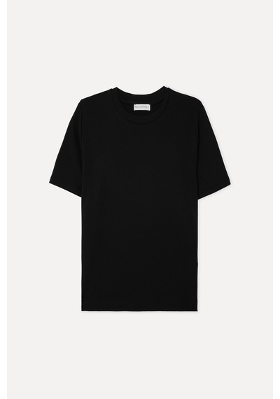 Mudo Kadın Kadın Siyah Bisiklet Yaka T-shirt 1271441