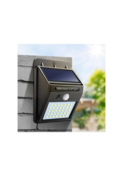 Chermik Hareket Sensör 20 Led Solar Enerji Su Geçirmez Duvar Lambası &