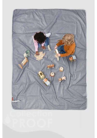 Proof Sıvı Geçirmez Etkinlik Aktivite Halı Örtüsü 100x140 Çok Amaçlı Bebek Çocuk Oyun Matı D.Denim