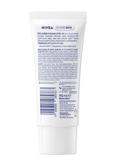 Sun Spf50+ Hafif Dokulu Yüksek Güneş Koruyucu Yüz Ve Vücut Serumu 90ml, Hassas Cilt, Nemlendirici